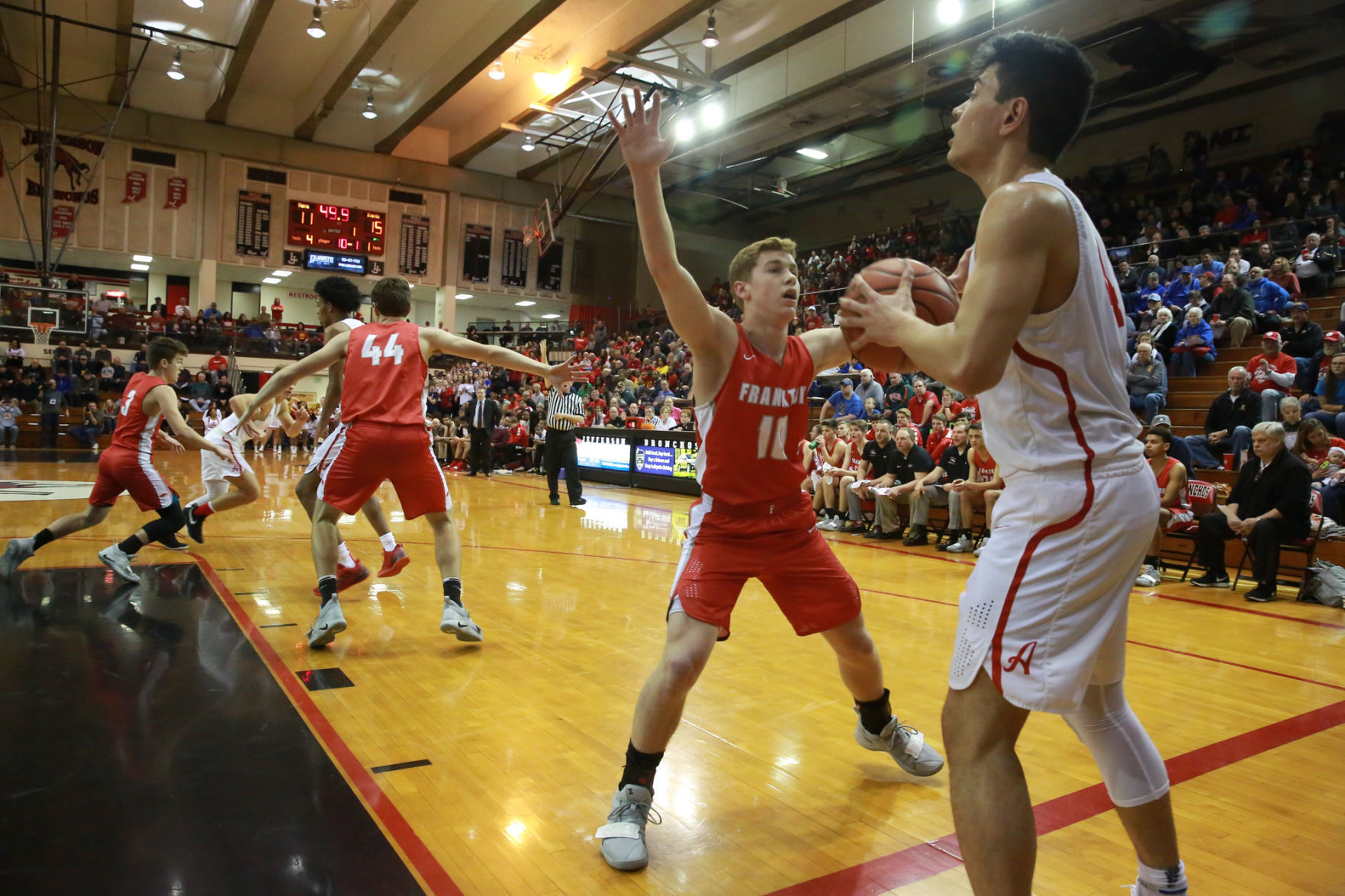 Gallery: Class 2A boys basketball semistate: Andrean vs Frankton